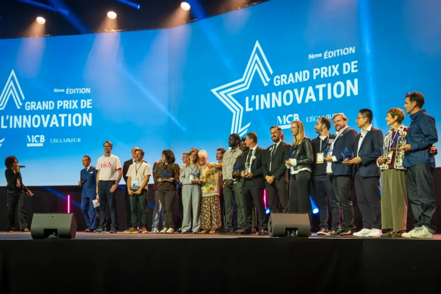 Podium du prix de innovation